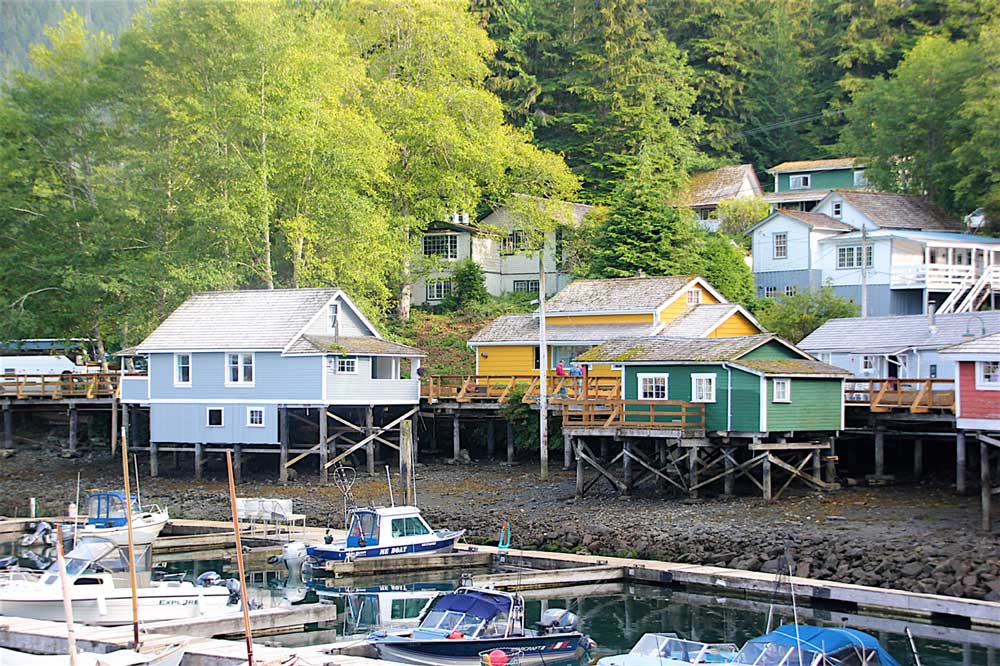 Cottages on pillings