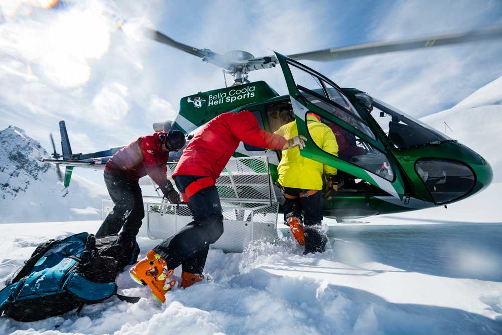 Bella Coola Heli Sports is well known in ski movie circles. Credit: Mattias Fredriksson.