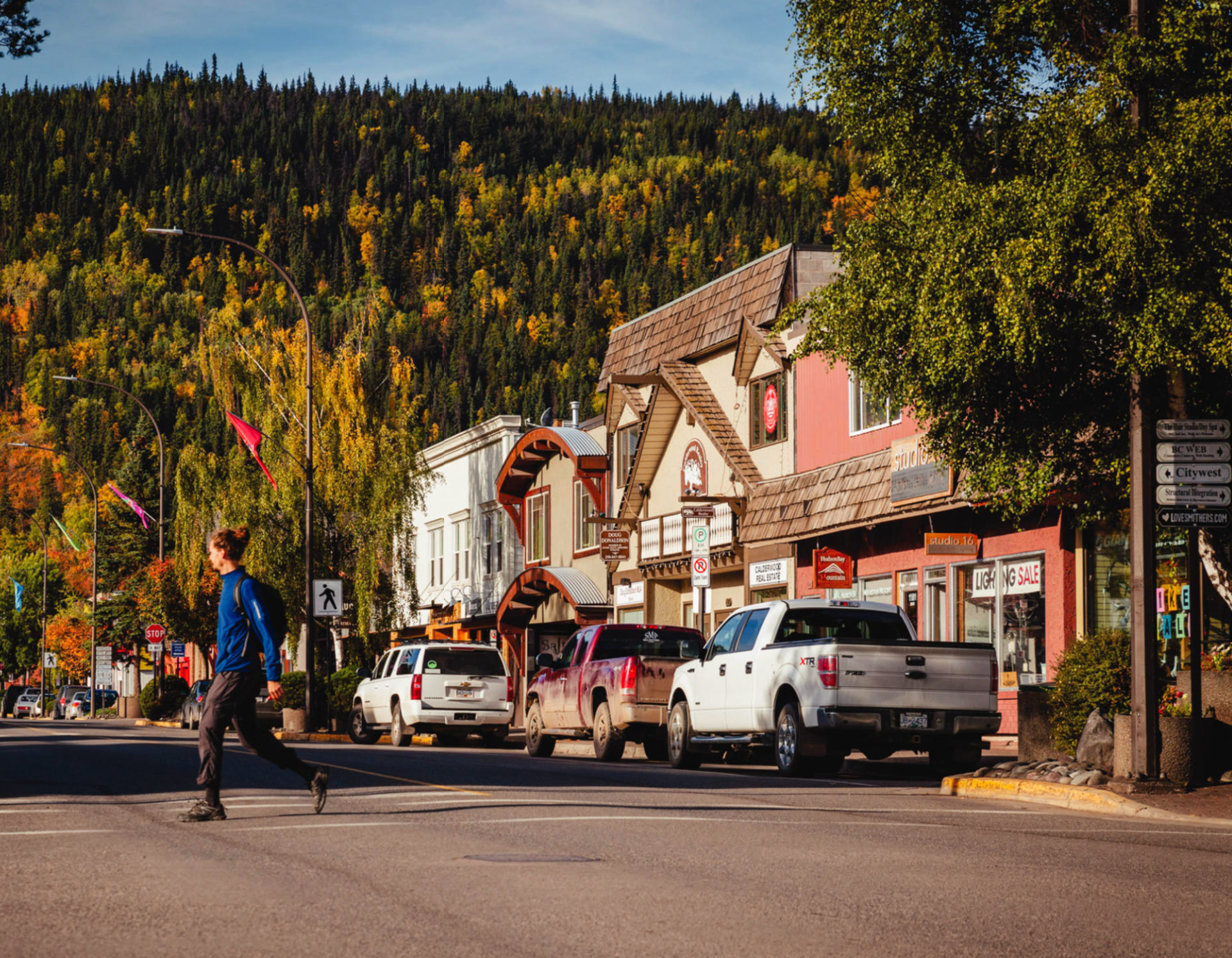 Smithers is known for its independent businesses. Photo by Northern BC Tourism/Marty Clemens.