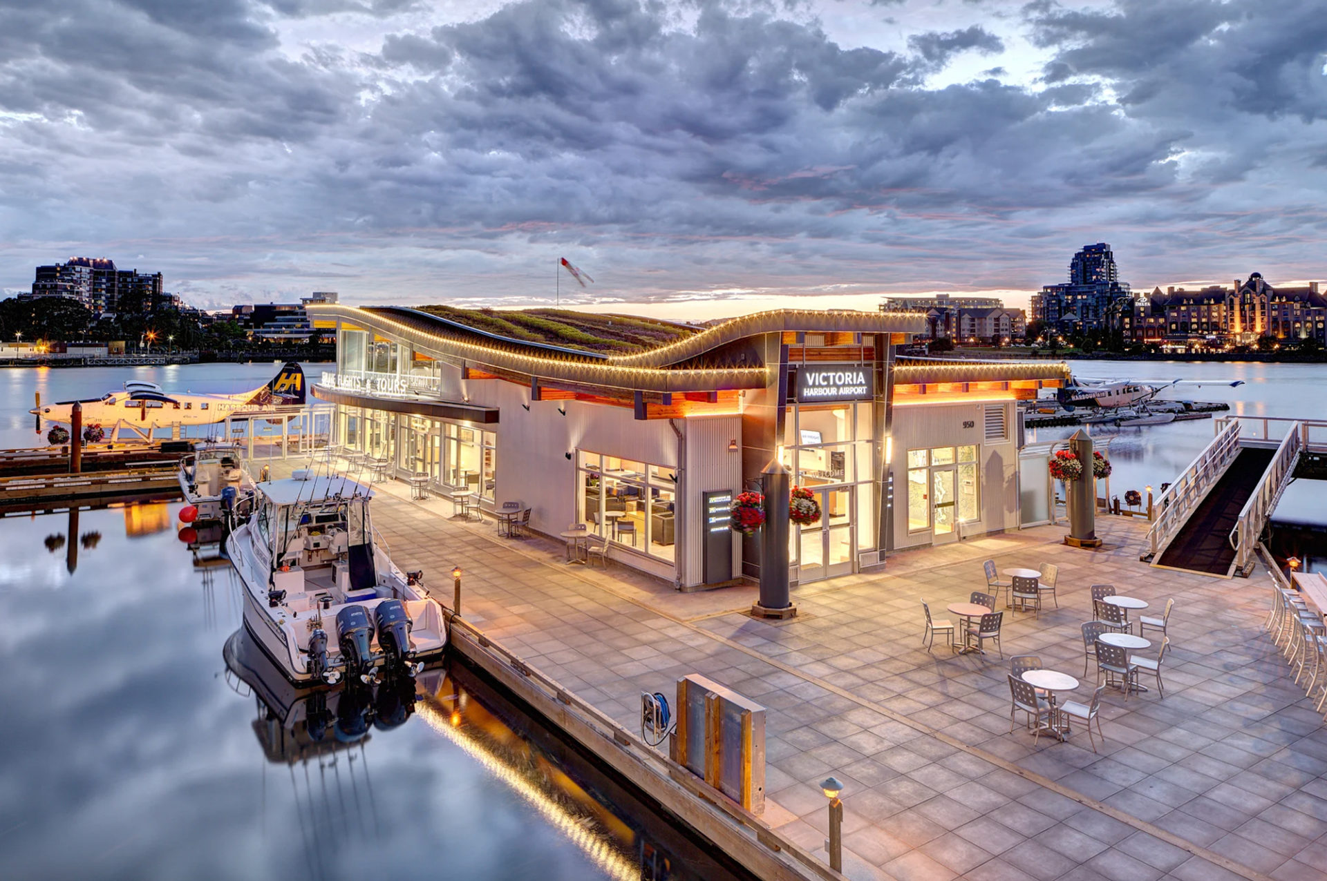 Harbour Air floatplane terminal. Photo by Tourism Victoria.