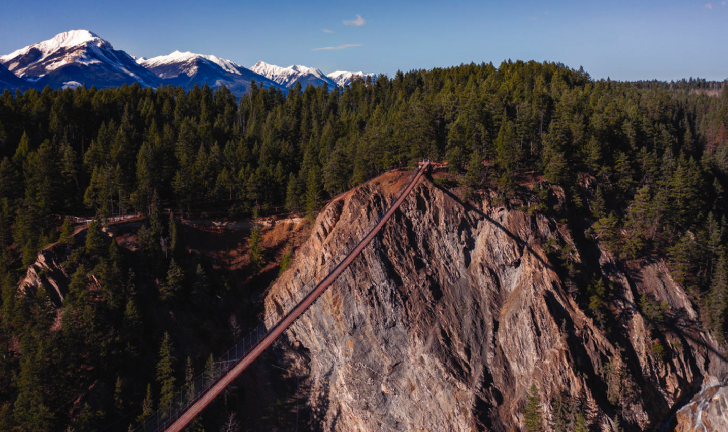 Rocky Mountain Adventure Park—home to Canada's first- and second- highest suspension bridges. Photo by Rocky Mountain Adventure Park.