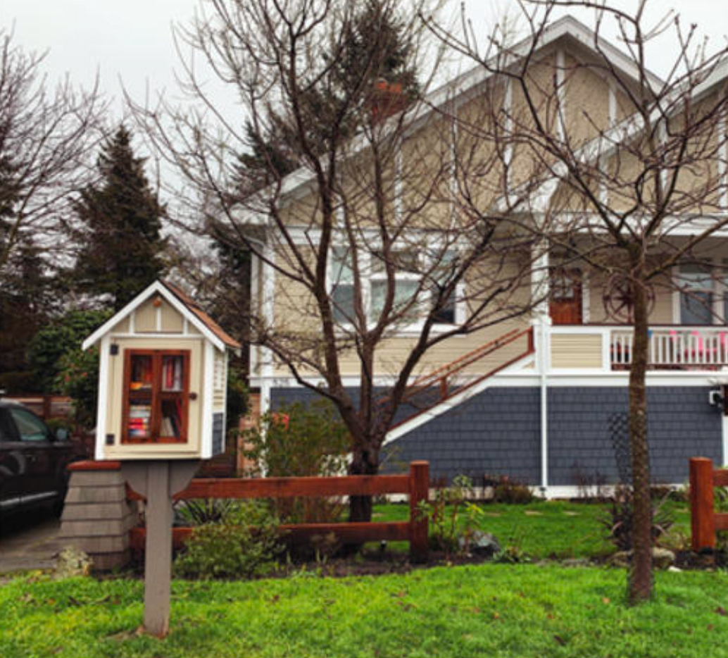 Little Free Libraries. Photo by Jane Mundy.