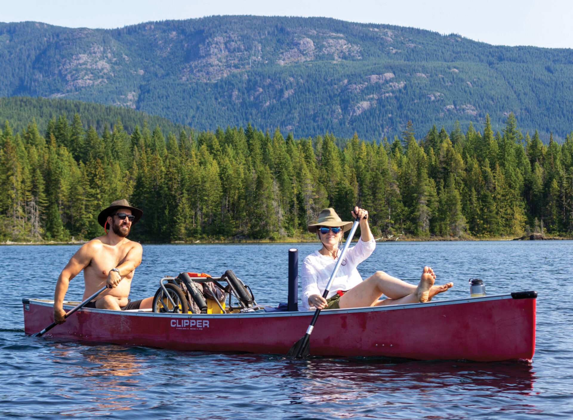 With nearly 40 kilometres of paddling, you get plenty of time to take in the scenery. Photo by Jason Harman.