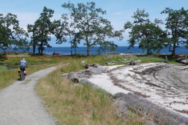 Newcastle Island offers hours of hiking and biking on its network of trails.