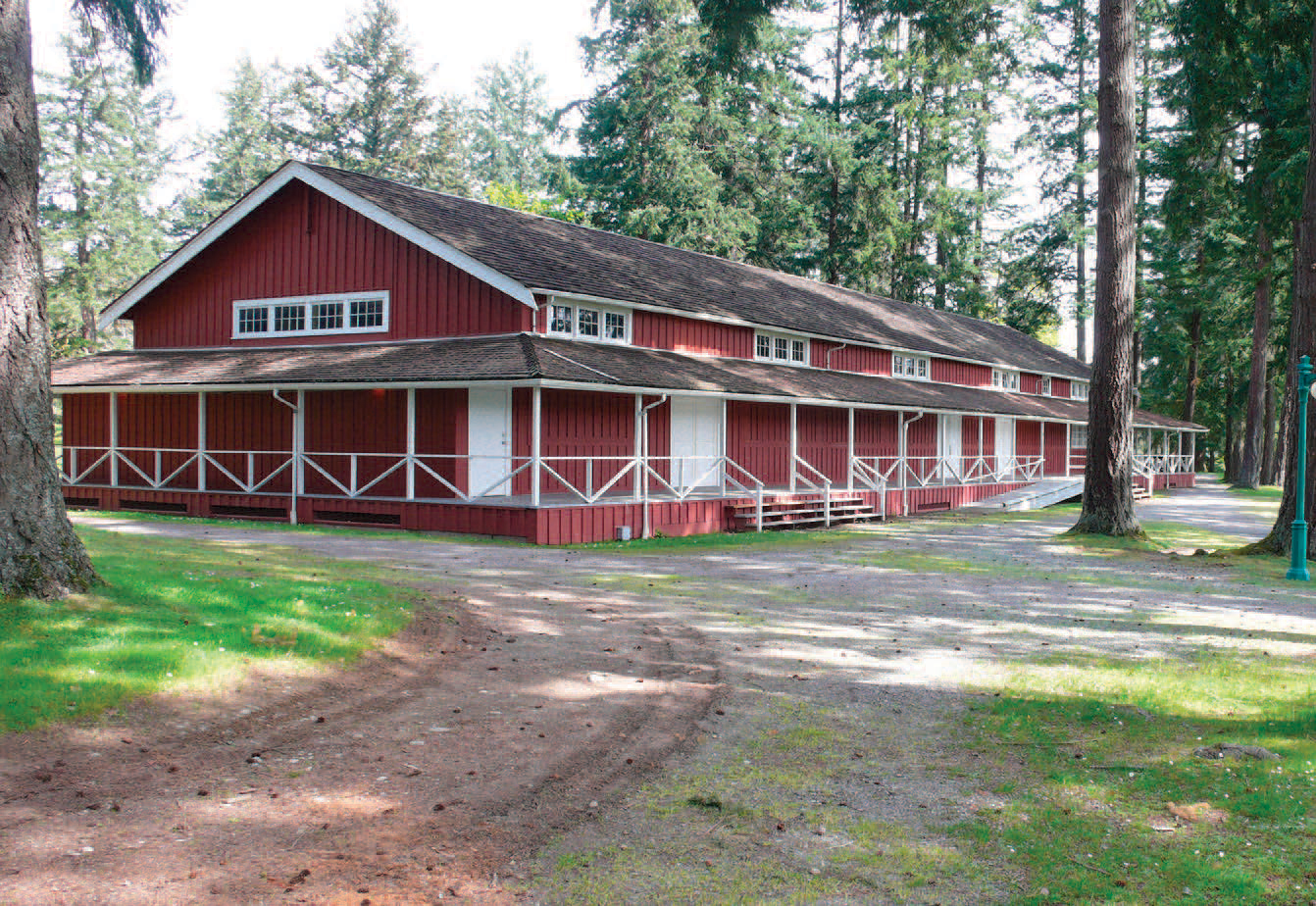 The dance pavilion, built in 1931. 