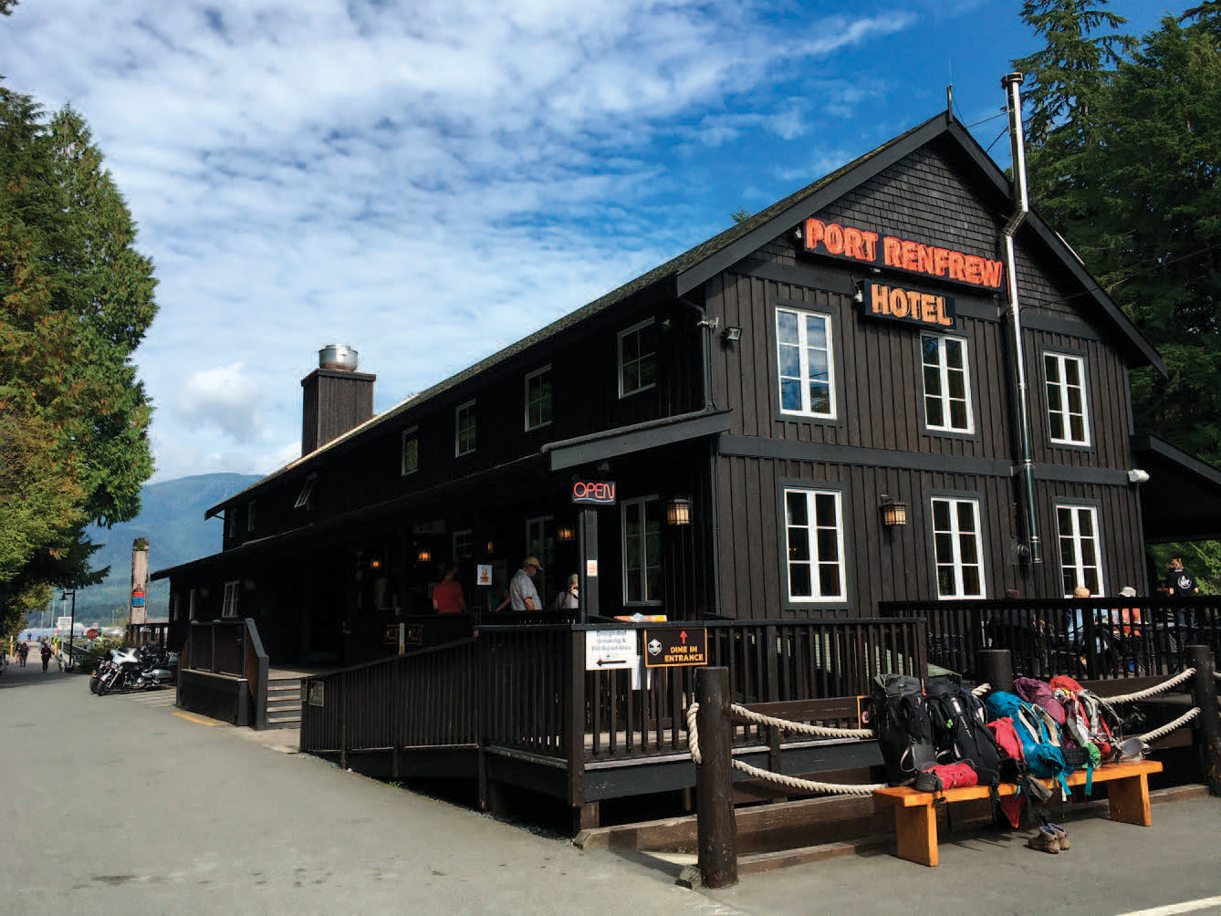 The Port Renfrew Hotel & Pub. Photo by Ryan Satara. 