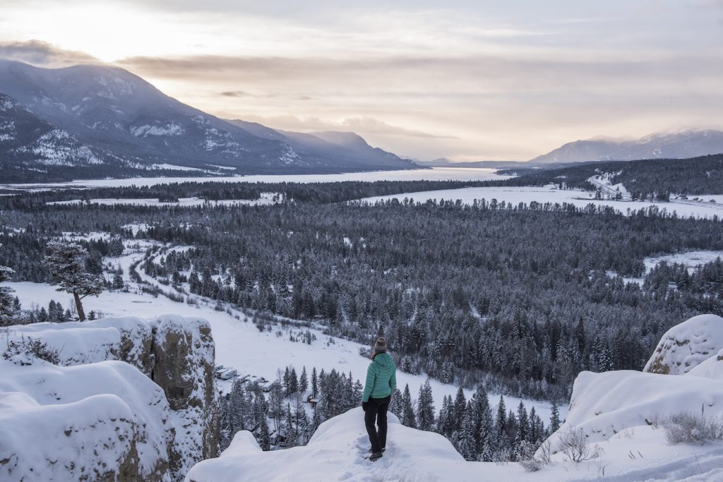 Above: The top of the hoodoos near Fairmont Hot Springs. Photo by Destination BC/Kari Medig. 