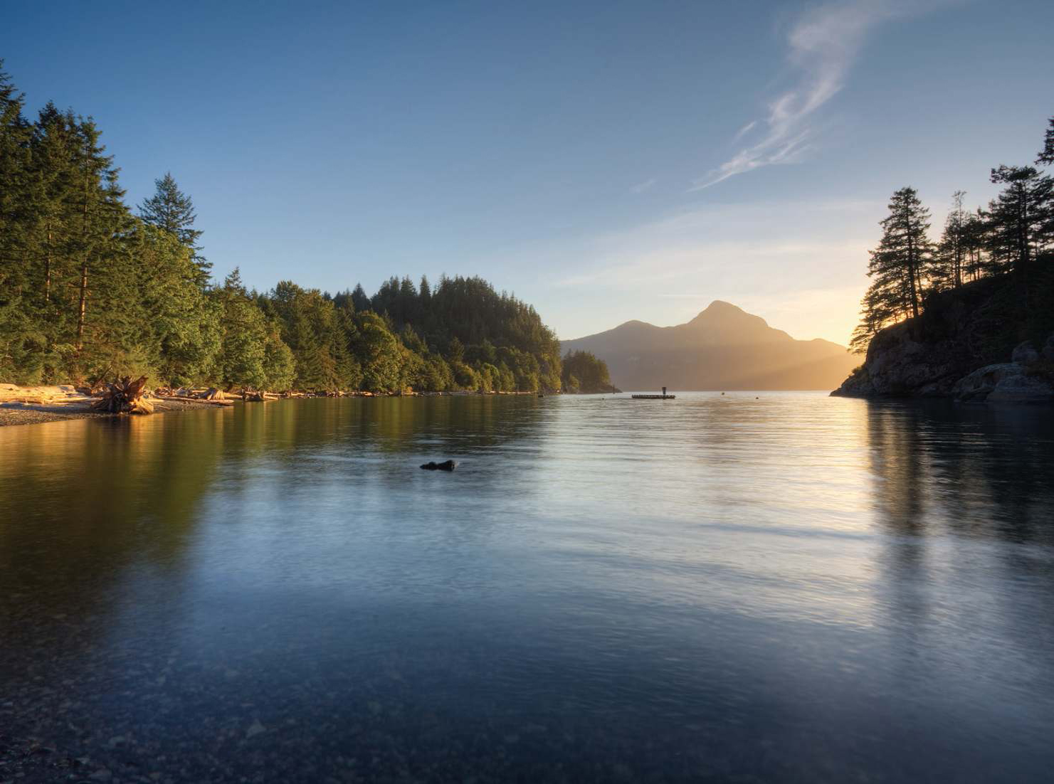 Porteau Cove is one of the most popular year-round campsites in BC. Photo by Tourism Squamish/Gregory Simpson.