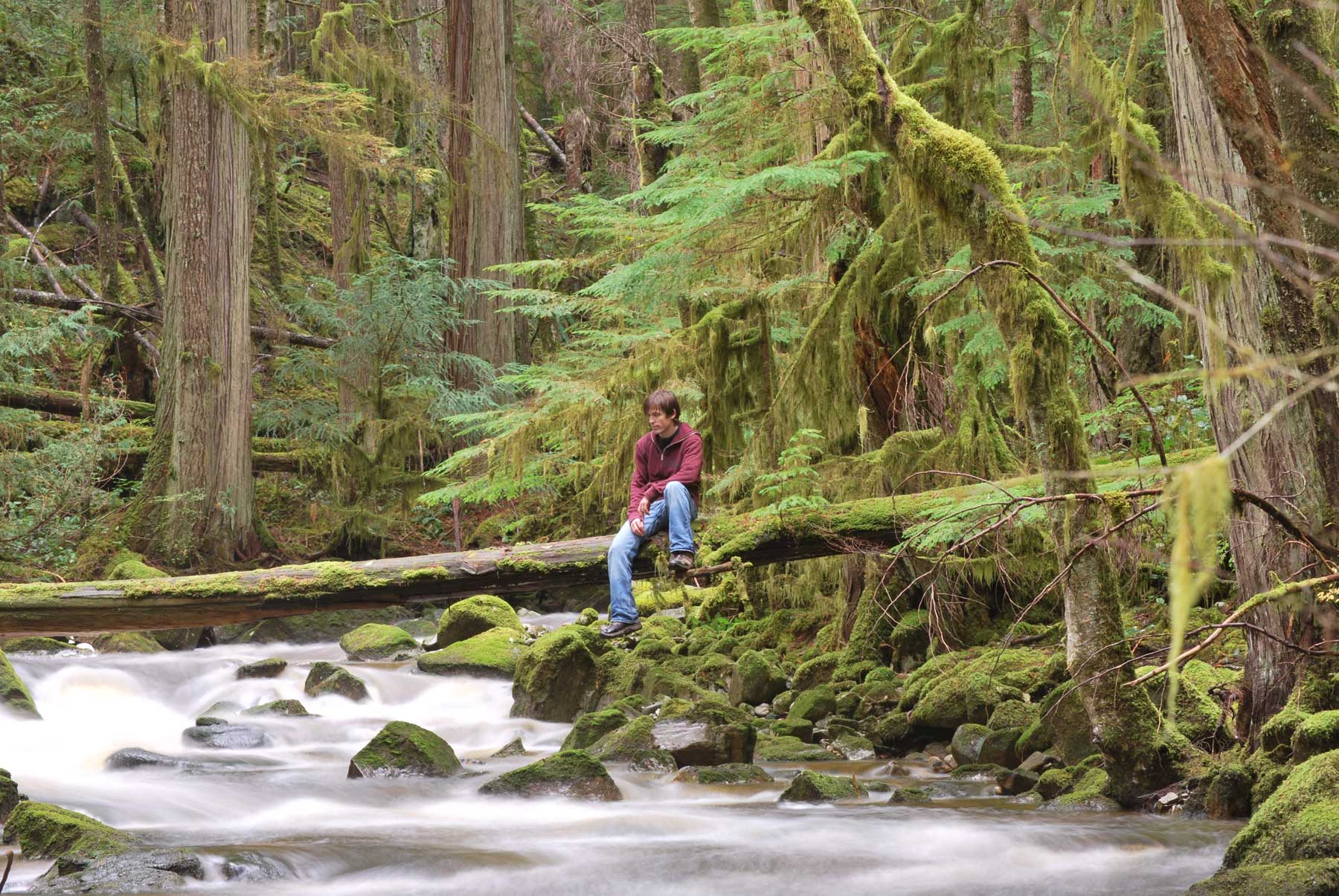 Darren Robinson taught the author how to take this photo. Photo by Jane Mundy.