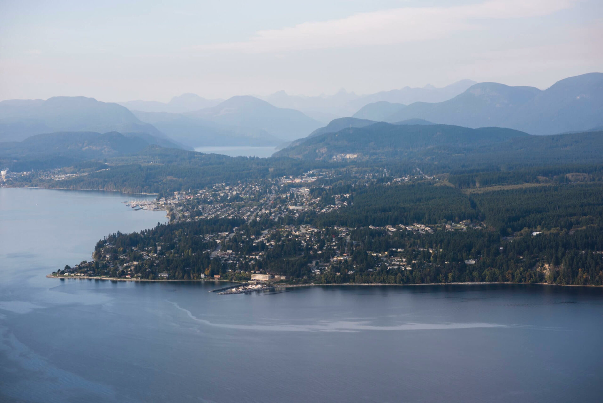 Powell River township. Photo by Destination BC/Andrew Strain.