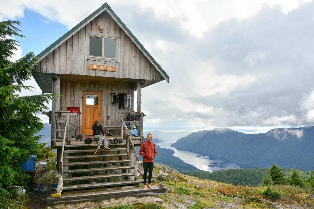 Tin Hat Mountain Hut on the SCT. Photo by Stephen Hui.