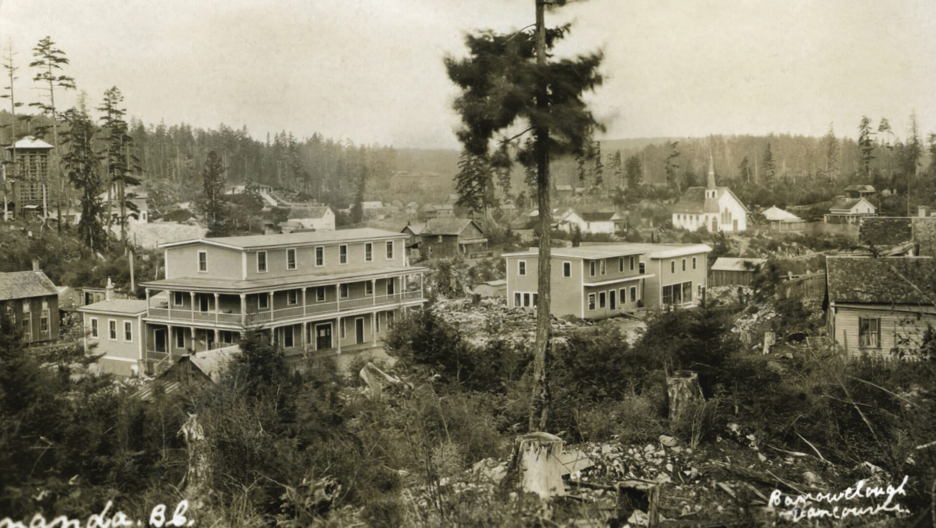 Van Anda in 1910. Photo by The Texada Island Museum & Archives. 