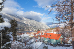 Nelson British Columbia in the winter time